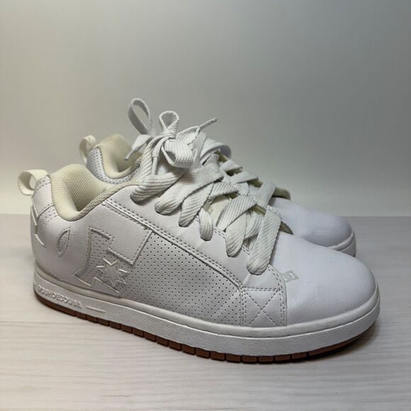 Mens DC Shoe 10 Court Graffik 300529 White Skateboard Athletic Sneakers Shoes main image 5